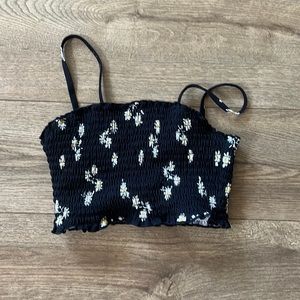 Abercrombie and Fitch youth swimsuit top, 9/10 size daisy print